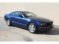 2008 Vista Blue Metallic Ford Mustang V6 Deluxe Coupe  photo #2