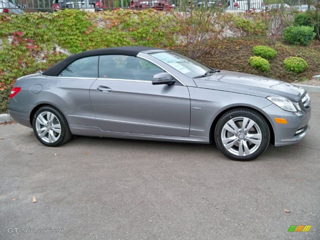 Palladium Silver Metallic 2012 Mercedes-Benz E 350 Cabriolet Exterior Photo #56046365