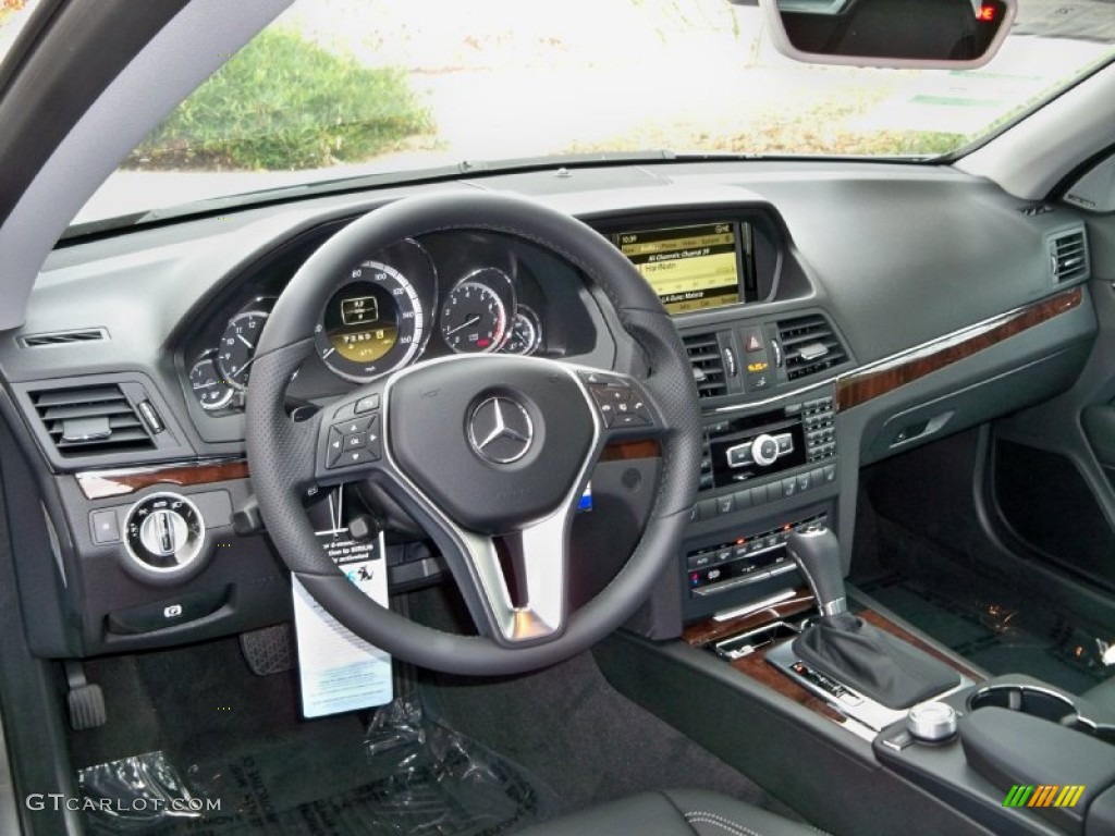 2012 Mercedes-Benz E 350 Cabriolet Black Dashboard Photo #56046425