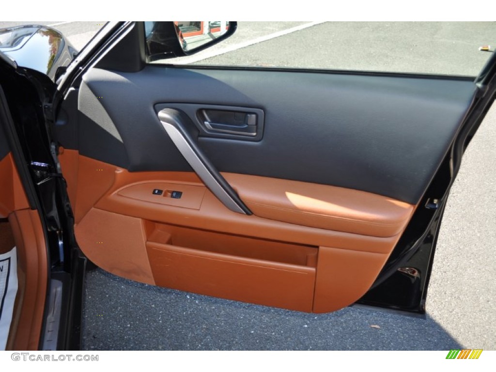 2004 Infiniti FX 45 AWD Brick/Black Door Panel Photo #56046590