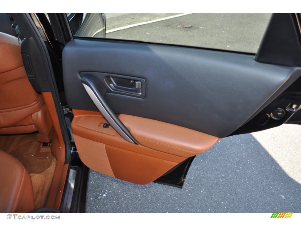 2004 Infiniti FX 45 AWD Brick/Black Door Panel Photo #56046599