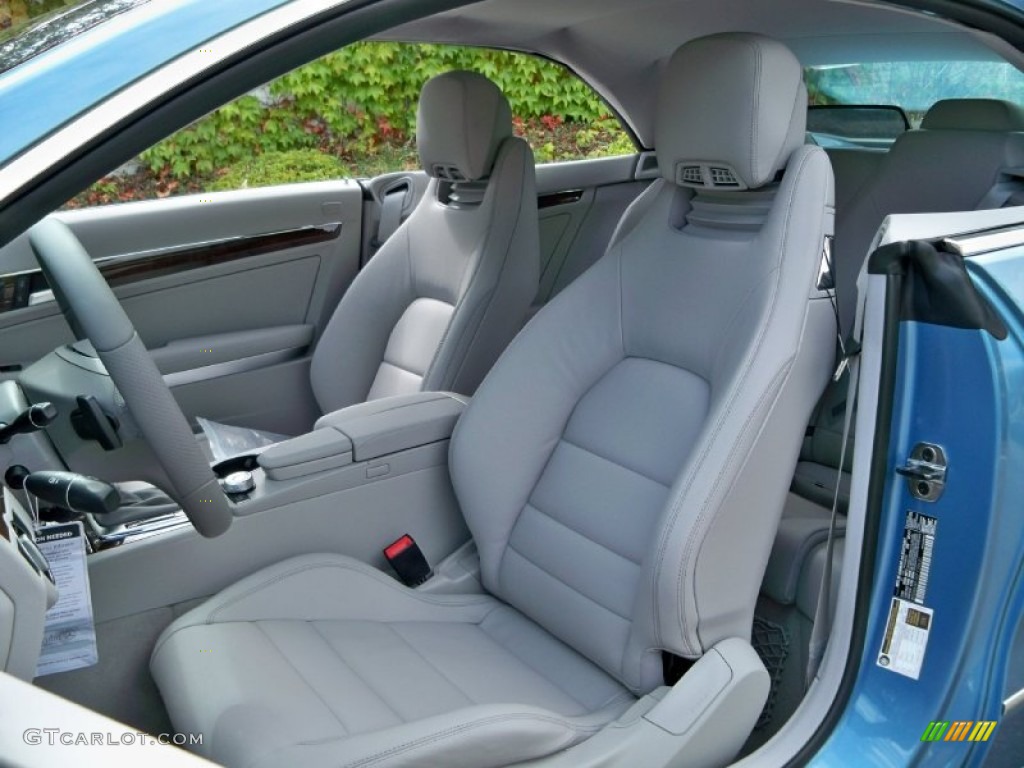 Ash/Dark Grey Interior 2012 Mercedes-Benz E 350 Cabriolet Photo #56047118