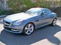 2012 Paladium Silver Metallic Mercedes-Benz SLK 350 Roadster  photo #6