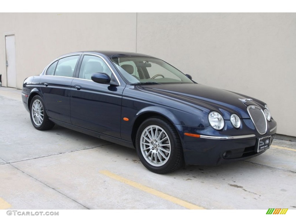 2006 S-Type 3.0 - Indigo Blue Metallic / Ivory photo #2
