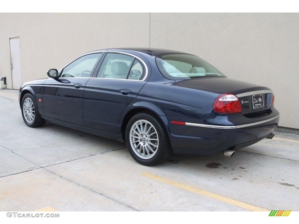 2006 S-Type 3.0 - Indigo Blue Metallic / Ivory photo #10