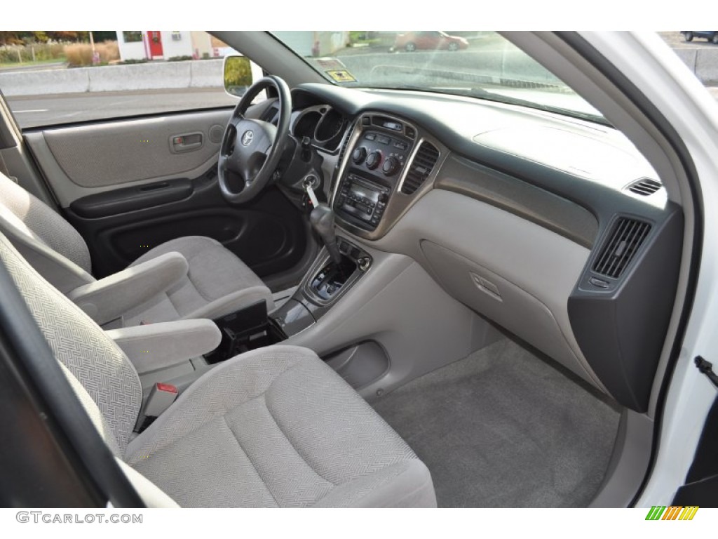 2003 Toyota Highlander I4 Charcoal Dashboard Photo #56048357