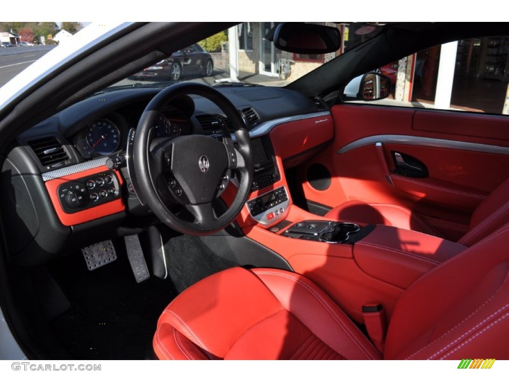 Rosso Corallo Interior 2009 Maserati GranTurismo S Photo #56049080