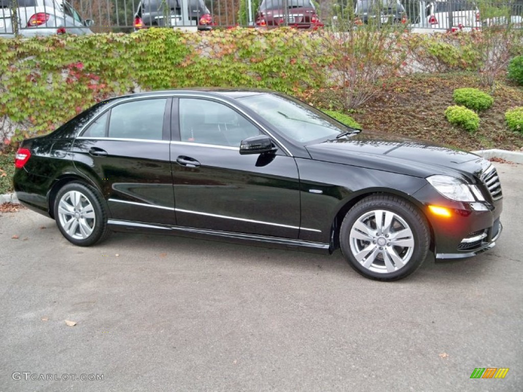 Black 2012 Mercedes-Benz E 350 BlueTEC Sedan Exterior Photo #56051161