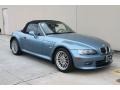 2002 Atlanta Blue Metallic BMW Z3 3.0i Roadster  photo #2