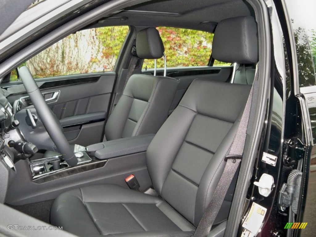 Black Interior 2012 Mercedes-Benz E 350 BlueTEC Sedan Photo #56051228
