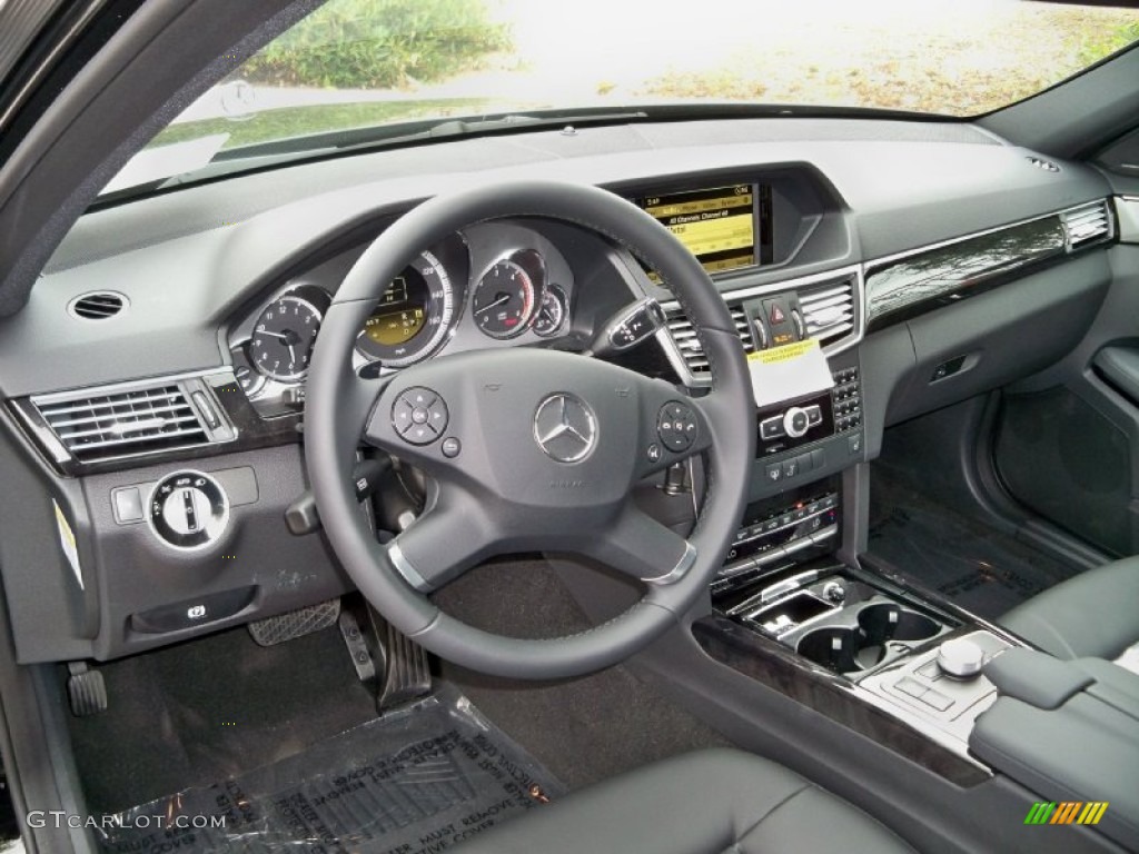 2012 Mercedes-Benz E 350 BlueTEC Sedan Black Dashboard Photo #56051237