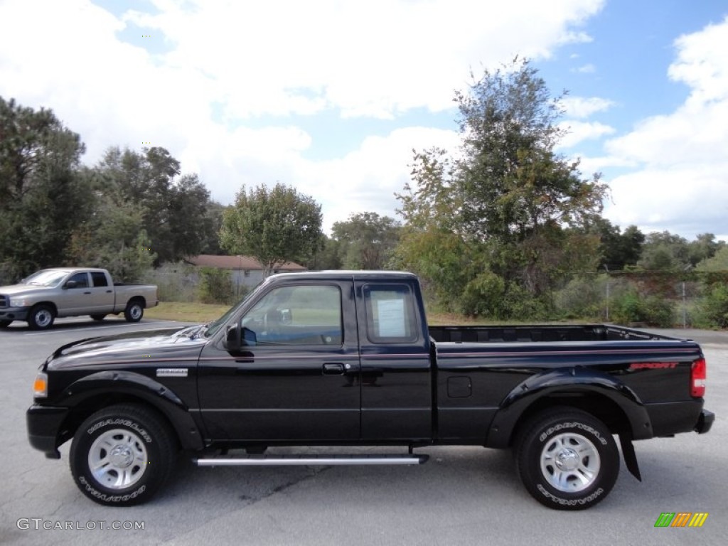 Black 2009 Ford Ranger Sport SuperCab Exterior Photo #56051501