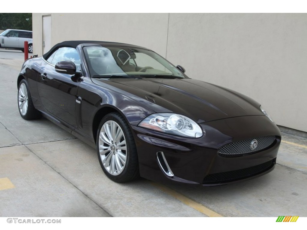 Caviar Metallic 2011 Jaguar XK XK Convertible Exterior Photo #56051555