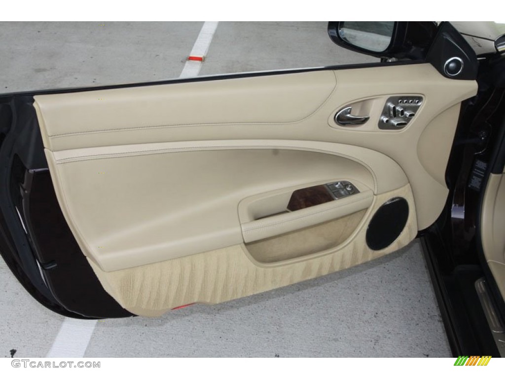 2011 Jaguar XK XK Convertible Caramel/Caramel Door Panel Photo #56051627