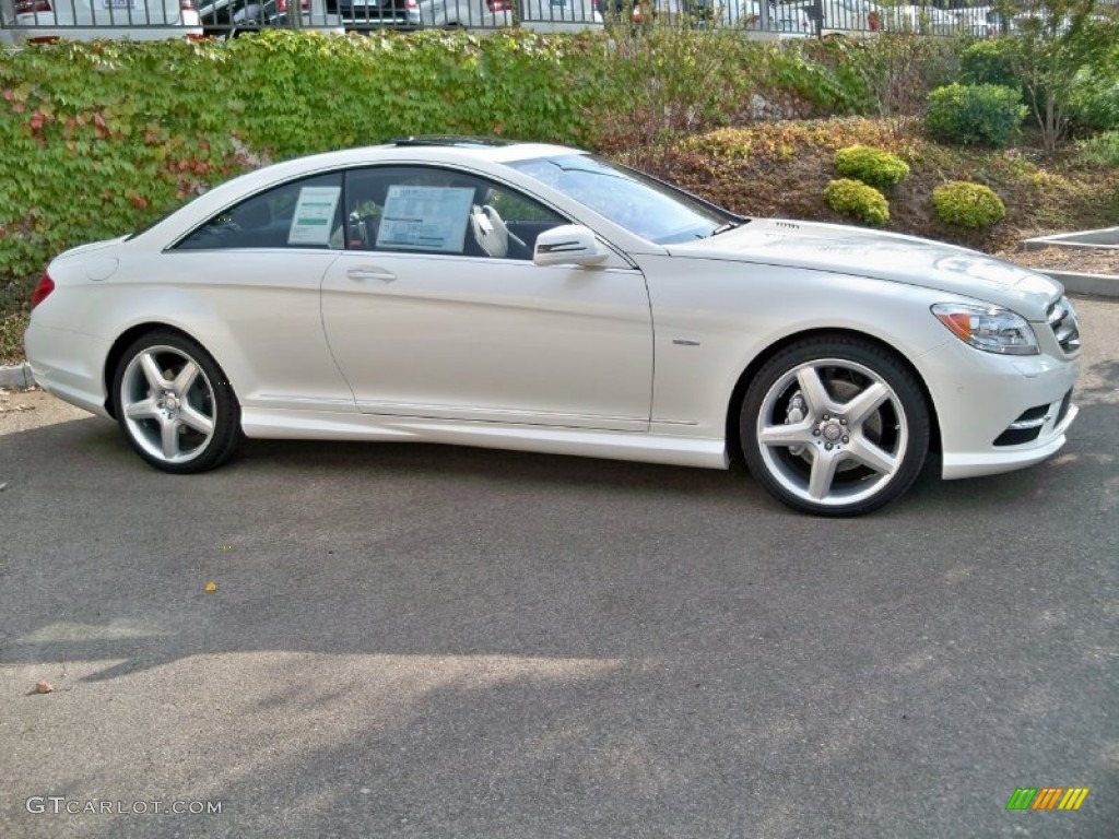 2012 CL 550 4MATIC - Diamond White Metallic / Black photo #2