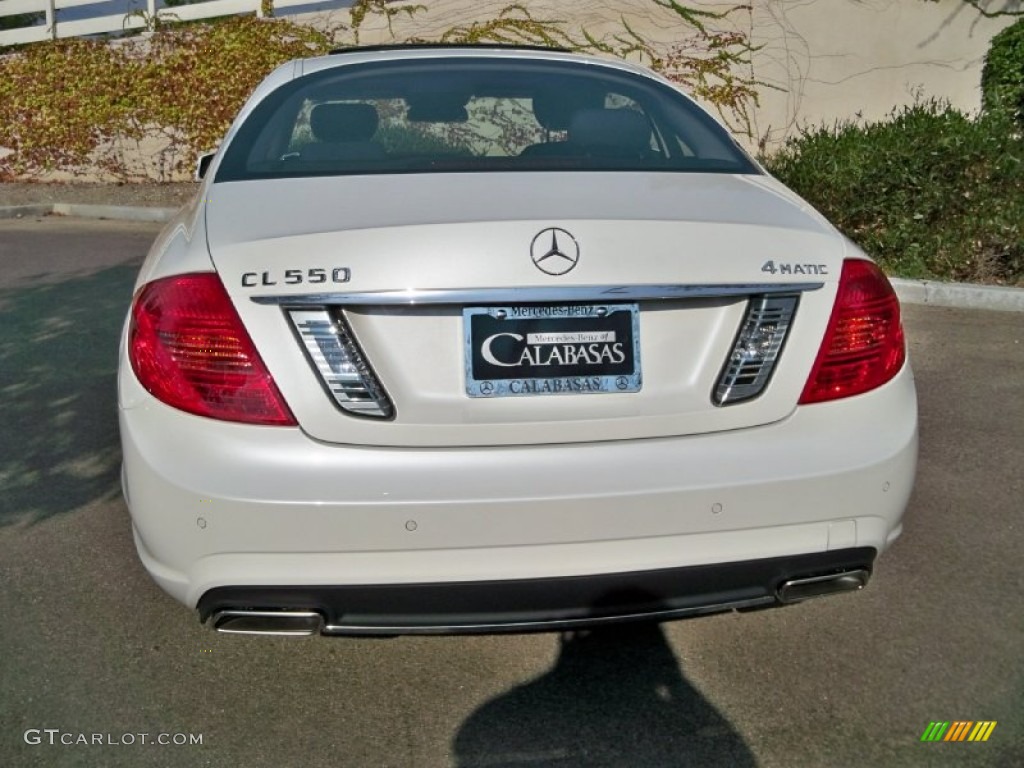 2012 CL 550 4MATIC - Diamond White Metallic / Black photo #3