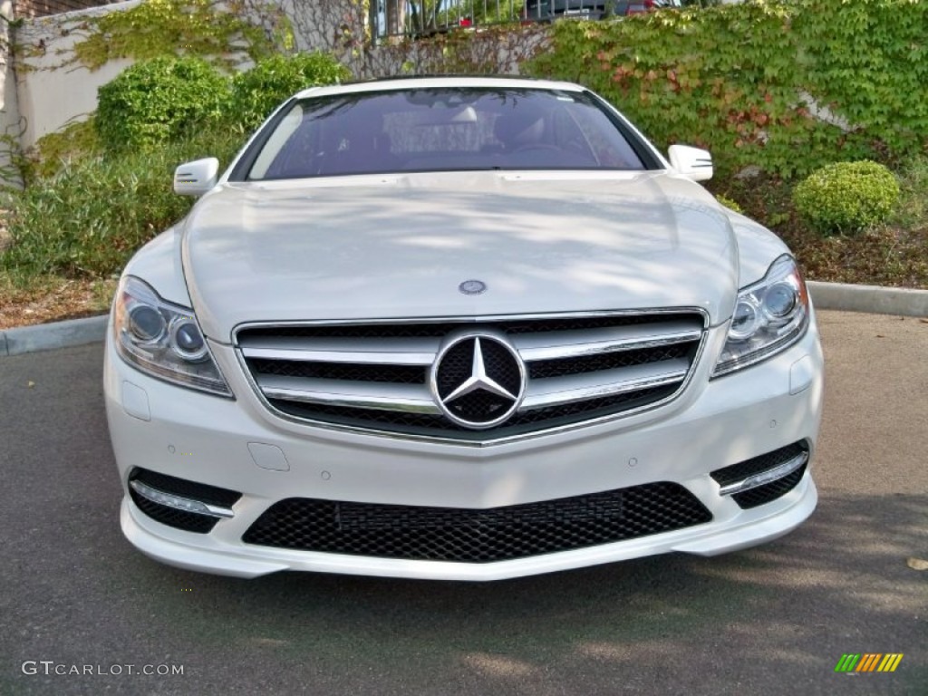 2012 CL 550 4MATIC - Diamond White Metallic / Black photo #5