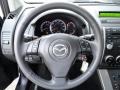 2009 Mazda MAZDA5 Black Interior Steering Wheel Photo