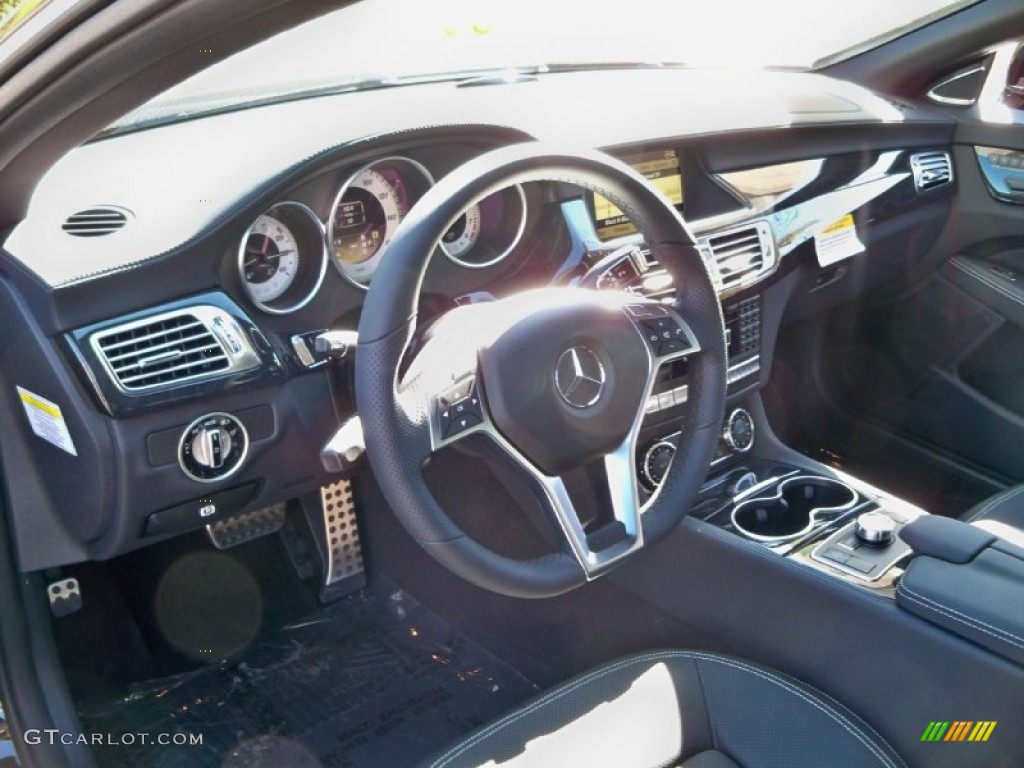 2012 Mercedes-Benz CLS 550 Coupe Black Dashboard Photo #56053679