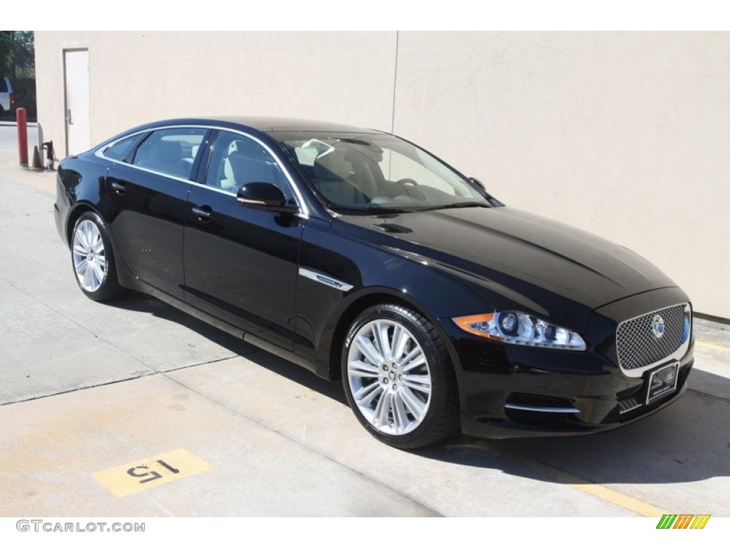 Ebony 2012 Jaguar XJ XJL Supercharged Exterior Photo #56055005