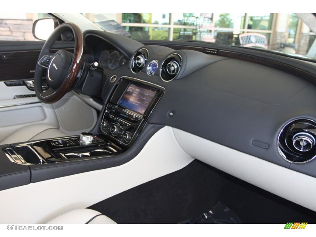 2012 Jaguar XJ XJL Supercharged Ivory/Jet Dashboard Photo #56055131
