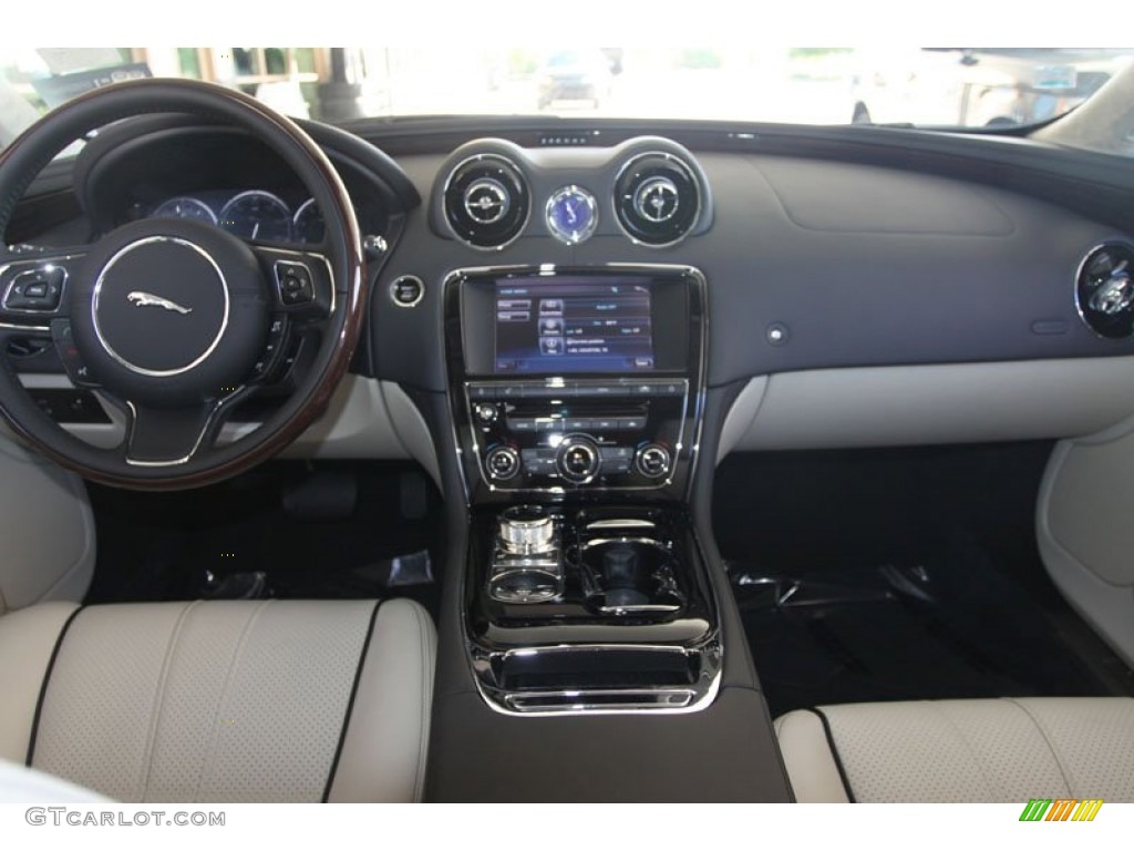 2012 Jaguar XJ XJL Supercharged Ivory/Jet Dashboard Photo #56055161