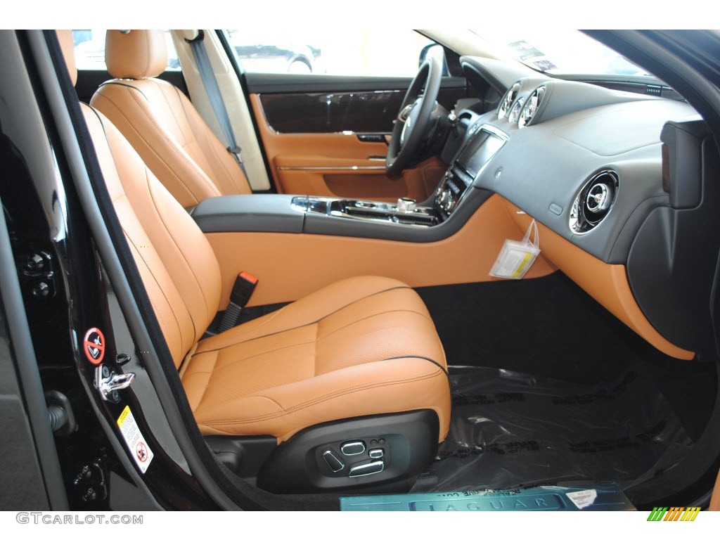 London Tan/Jet Interior 2012 Jaguar XJ XJL Supercharged Photo #56055362