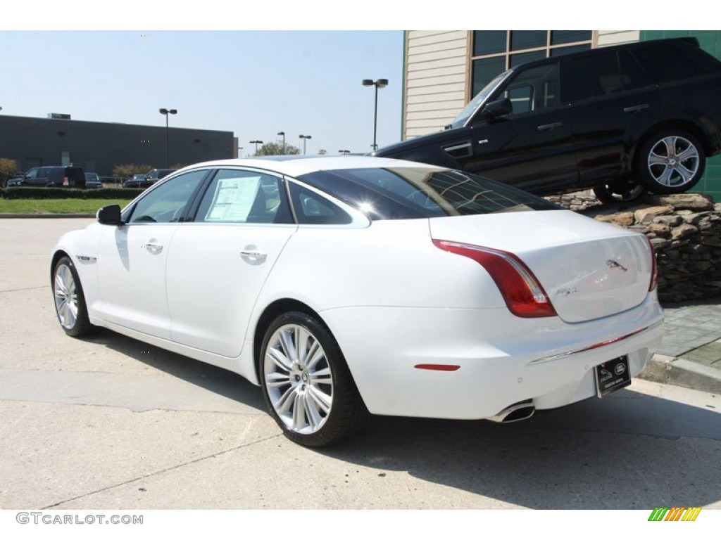 Polaris White 2012 Jaguar XJ XJL Supercharged Exterior Photo #56055488