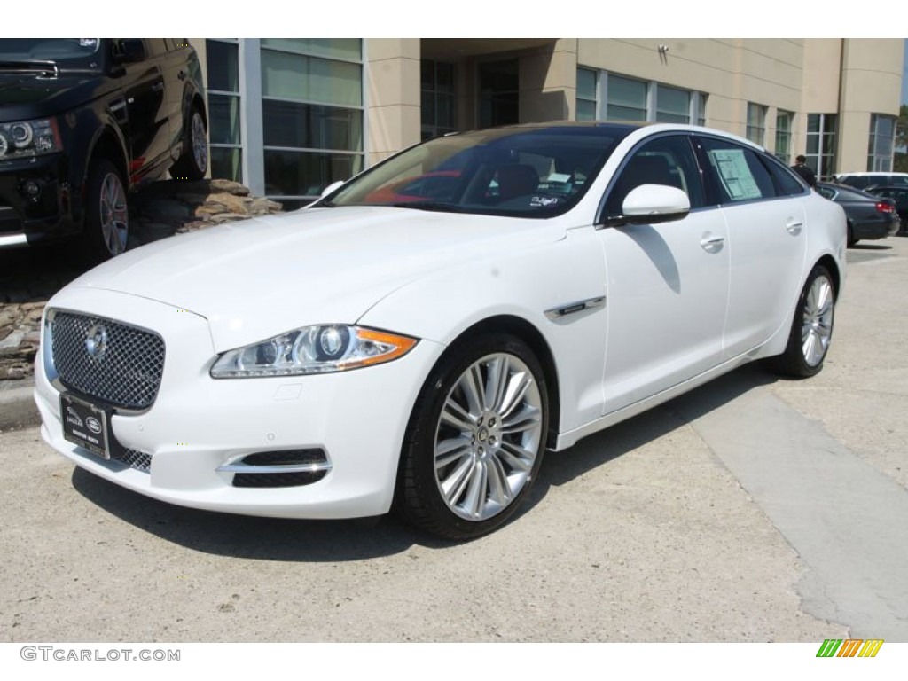 Polaris White 2012 Jaguar XJ XJL Supercharged Exterior Photo #56055497