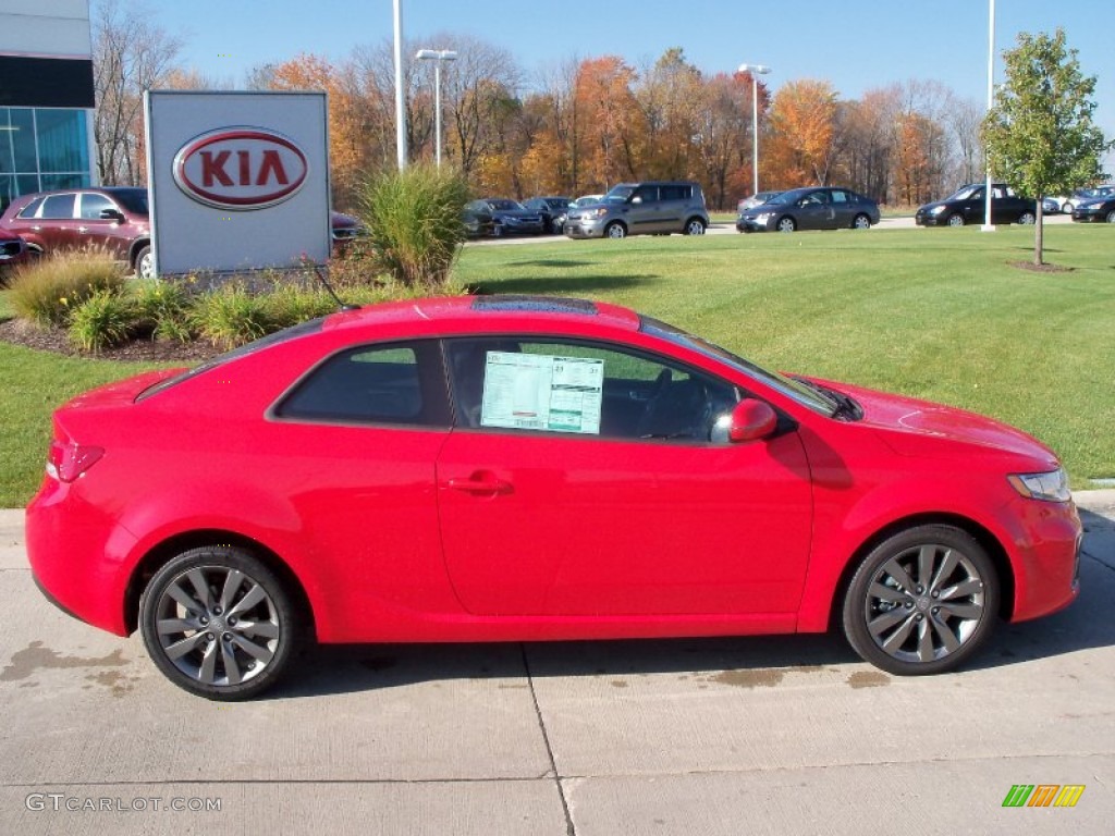 Racing Red 2012 Kia Forte Koup SX Exterior Photo #56055602