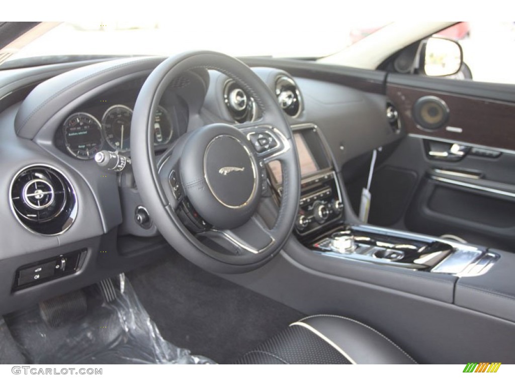 Jet Interior 2012 Jaguar XJ XJL Supercharged Photo #56055716