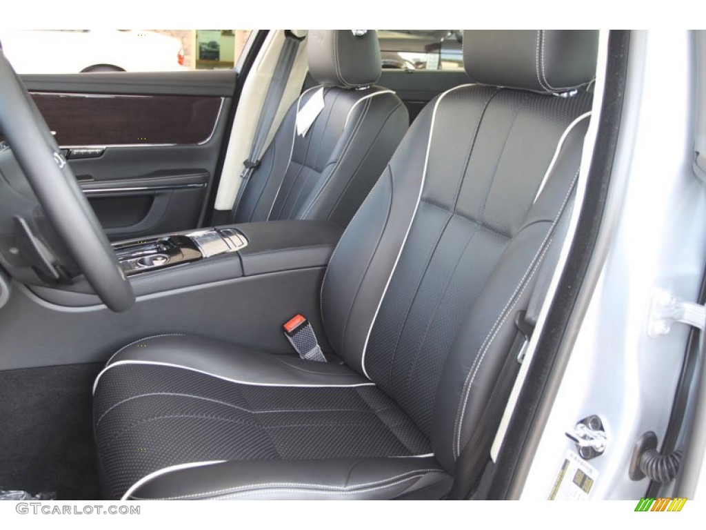 Jet Interior 2012 Jaguar XJ XJL Supercharged Photo #56055720