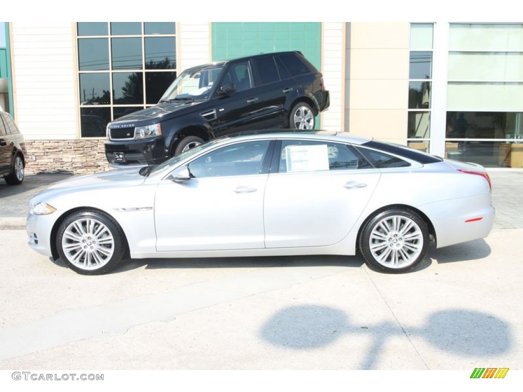 Rhodium Silver Metallic 2012 Jaguar XJ XJL Supercharged Exterior Photo #56055737