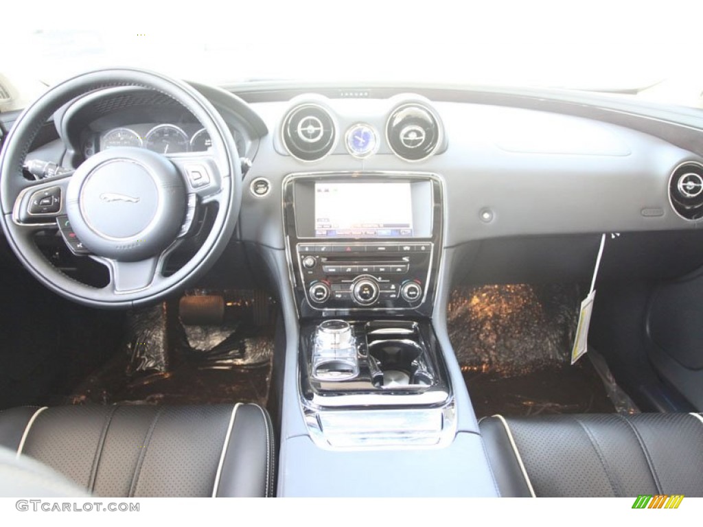 2012 Jaguar XJ XJL Supercharged Jet Dashboard Photo #56055809