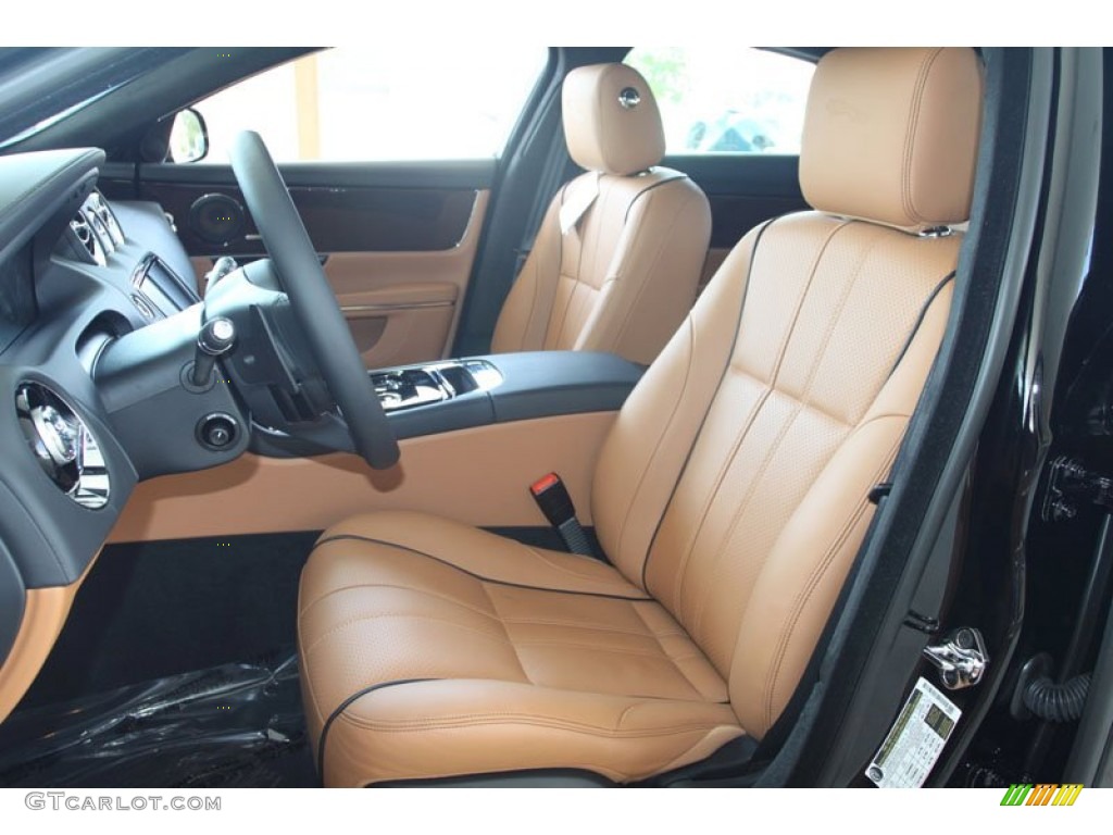 London Tan/Jet Interior 2012 Jaguar XJ XJ Supercharged Photo #56055923