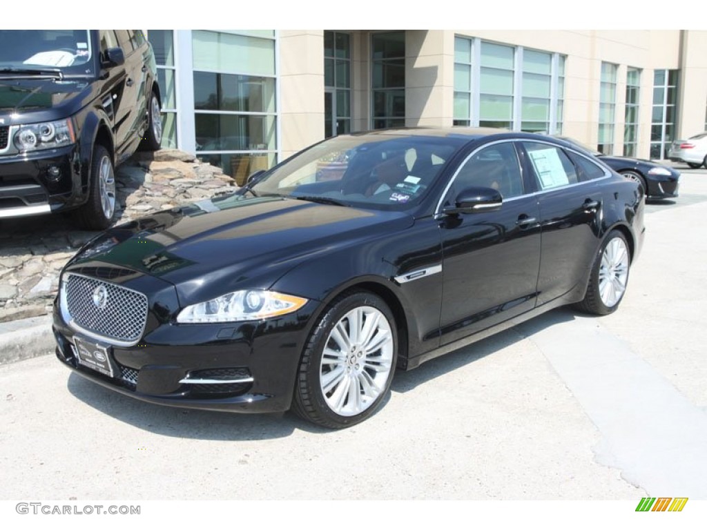 Ebony 2012 Jaguar XJ XJ Supercharged Exterior Photo #56055956
