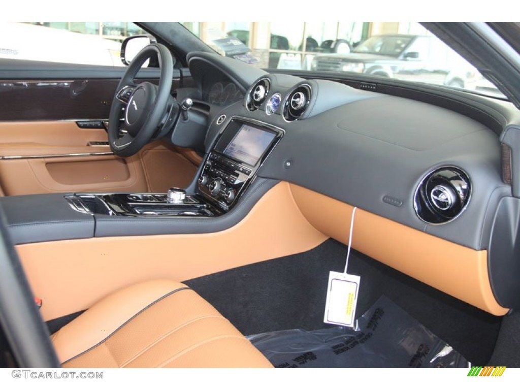 London Tan/Jet Interior 2012 Jaguar XJ XJ Supercharged Photo #56056022