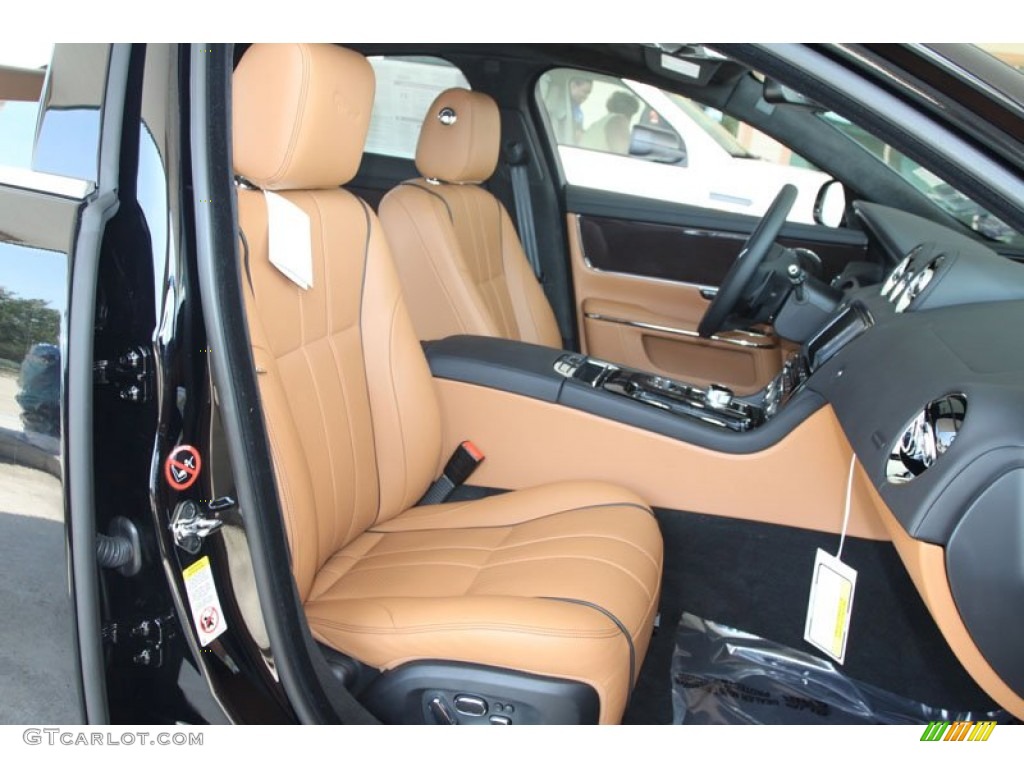 London Tan/Jet Interior 2012 Jaguar XJ XJ Supercharged Photo #56056031