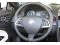 2012 Jaguar XK Ivory/Warm Charcoal Interior Steering Wheel Photo