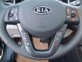 2012 Kia Optima Gray Interior Steering Wheel Photo