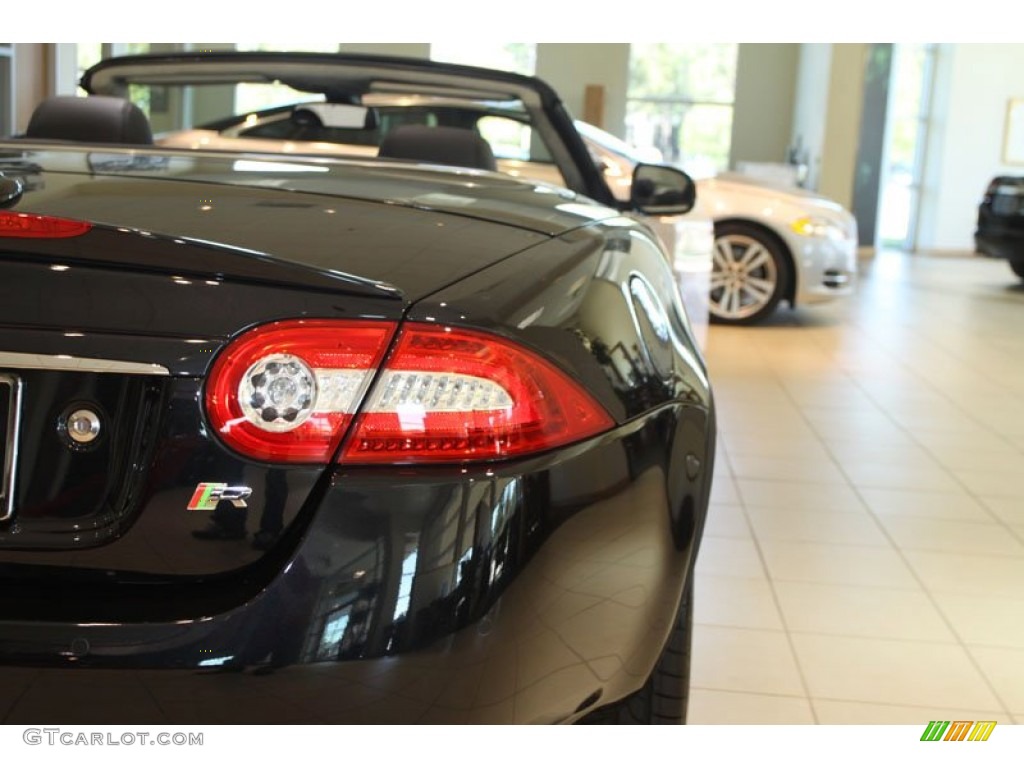 2012 XK XKR Convertible - Midnight Black / Warm Charcoal/Warm Charcoal photo #7
