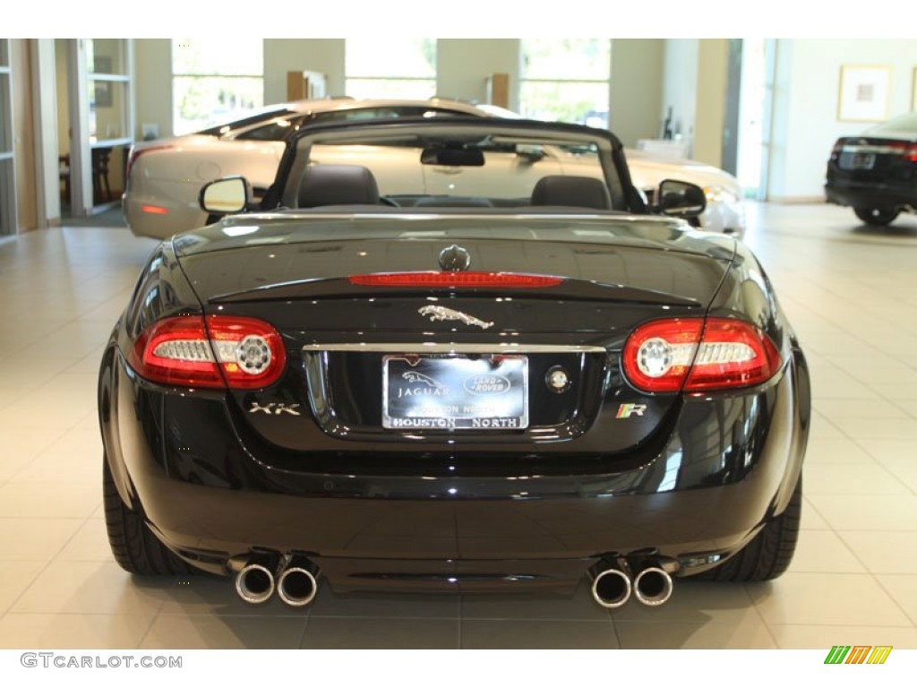 2012 XK XKR Convertible - Midnight Black / Warm Charcoal/Warm Charcoal photo #10