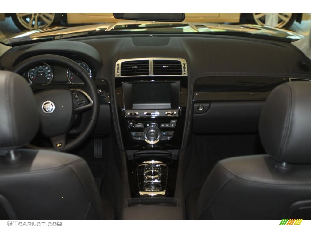 2012 Jaguar XK XKR Convertible Warm Charcoal/Warm Charcoal Dashboard Photo #56056997