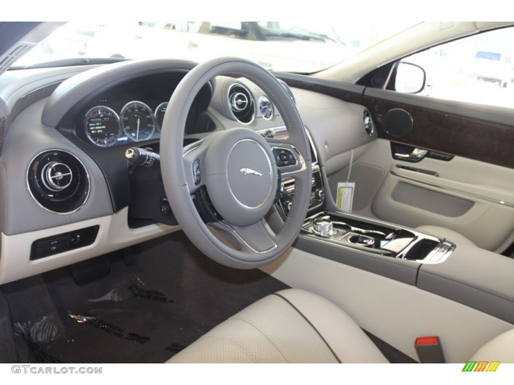 2012 Jaguar XJ XJL Portfolio Ivory/Oyster Dashboard Photo #56057066