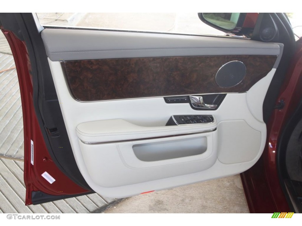 2012 Jaguar XJ XJL Portfolio Ivory/Oyster Door Panel Photo #56057156