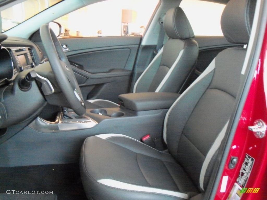 Black Interior 2012 Kia Optima SX Photo #56057366