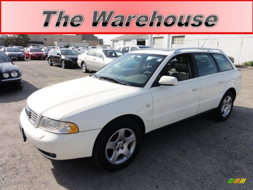 2000 A4 2.8 quattro Avant - Casablanca White / Opal Gray photo #1