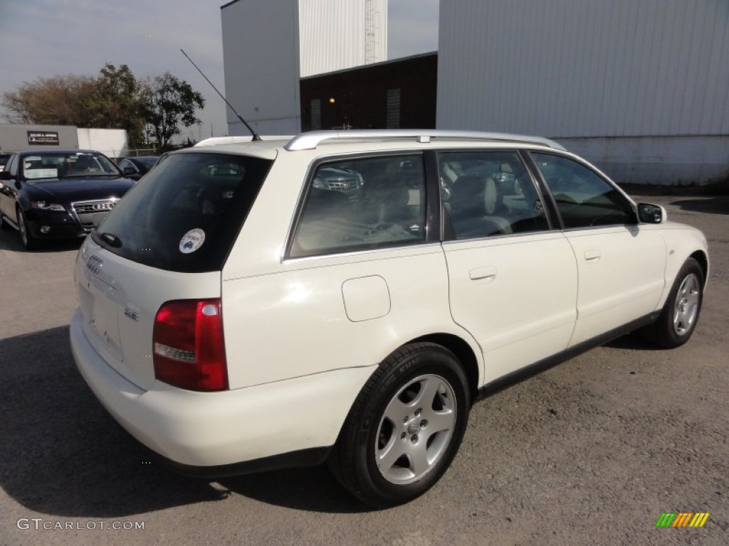 2000 A4 2.8 quattro Avant - Casablanca White / Opal Gray photo #8