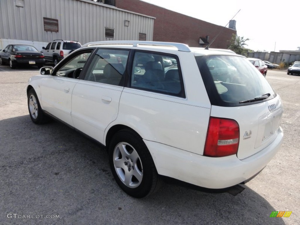2000 A4 2.8 quattro Avant - Casablanca White / Opal Gray photo #10