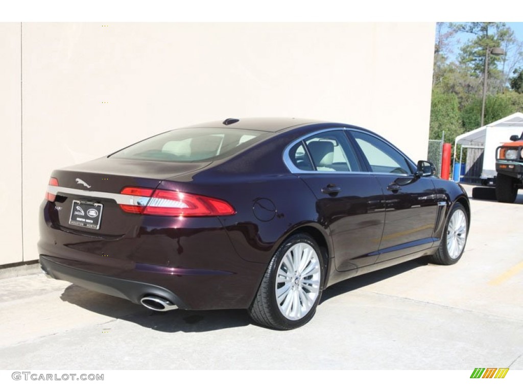 Caviar Metallic 2012 Jaguar XF Portfolio Exterior Photo #56057669